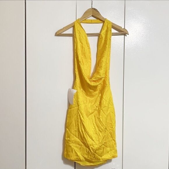 Free people x Ronny Kobo Marisa Halter Mini Dress Size S - Picture 9 of 12